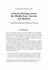 Research paper thumbnail of Cultural Heritage across the Middle East, Ancient and Modern