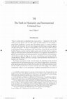 Research paper thumbnail of The Faith in Humanity and International Criminal Law