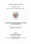 Research paper thumbnail of Juan Mendózar Cruz: La expresión de la causatividad en latín: diátesis léxica y colocaciones. Tesis Doctoral. Madrid, UCM, 15 de noviembre de 2019