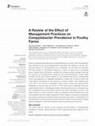 Research paper thumbnail of A Review of the Effect of Management Practices on Campylobacter Prevalence in Poultry Farms