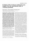 Research paper thumbnail of Evolution of the Archaean continental crust: Insights from the experimental study of Archaean granitoids