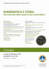 Research paper thumbnail of "Numismatica e Storia. Nel centenario della nascita di Gian Guido Belloni (1919-1996)", Milano, 16 dicembre 2019