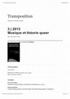 Research paper thumbnail of 3. Musique et théorie queer