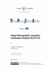 Research paper thumbnail of Digital Ethnographic Linguistic Landscape Analysis (ELLA 2.0