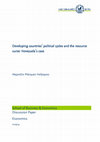 Research paper thumbnail of Developing countries' political cycles and the resource curse: Venezuela's case