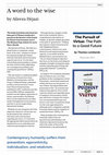 Research paper thumbnail of The Pursuit of Virtue