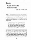 Research paper thumbnail of Truth as God's Attribute - Cast Down And Resurrected