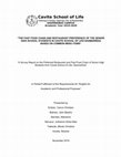 Research paper thumbnail of A Survey Report on the Preferred Restaurant and Fast Food Chain of Senior High Students from Cavite School of Life- Dasmariñas