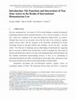 Research paper thumbnail of Introduction: The Functions and Interactions of Non- State Actors in the Realm of International Humanitarian Law (International Humanitarian Law and Non-State Actors: Debates, Law and Practice, Heffes, Kotlik & Ventura (eds.), T.M.C. Asser Press/Springer)