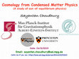 Research paper thumbnail of Cosmology from Condensed Matter Physics (A study of out-of-equilibrium physics