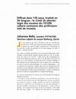 Research paper thumbnail of «Diffusé dans 135 pays, traduit en 36 langues : le Code de déontologie des musées de l'ICOM, culture commune des professionnels de musées»