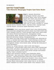 Research paper thumbnail of SAYYID THANTHAWI: Tidak Dibenarkan Menganggap Pengikut Syiah Bukan Muslim