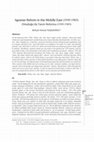 Research paper thumbnail of Agrarian Reform in the Middle East (1945-1965)