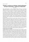 Research paper thumbnail of Rambam a confronto con Ramban. Aspetti problematici nell'opera maimonidea e l'approccio di Nahmanide