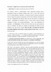 Research paper thumbnail of Per formare de João Vieira