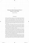 Research paper thumbnail of Making the Multi-Dimensional Taste of Japanese Cuisine Public