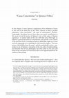 Research paper thumbnail of “Causa Conscientiae” in Spinoza’s Ethics