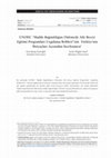 Research paper thumbnail of UNODC “Madde Bağımlılığını Önlemede Aile Beceri Eğitimi Programları Uygulama Rehberi”nin Türkiye’nin İhtiyaçları Açısından İncelenmesi (Examining the UNODC’s Guide to Implementing Family Skills Training Programmes for Drug Abuse Prevention in Terms of Turkey’s Needs)