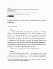 Research paper thumbnail of Responsabilidad Social Universitaria: consideraciones sobre ética y democracia