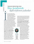 Research paper thumbnail of Anatominin toplumsal algısı üstüne: Bize, kendimizle ilgili söylenen yalanlar