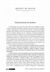 Research paper thumbnail of Genealogias da escrita