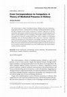 Research paper thumbnail of From Correspondence to Computers: A Theory of Mediated Presence in History