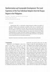 Research paper thumbnail of Rainforestation and Sustainable Development: The Lived Experience of the Four Individual Adopters from the Visayas Region in the Philippines   (with Marlito M. Bande as co-author)