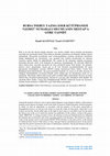 Research paper thumbnail of BURSA İNEBEY YAZMA ESER KÜTÜPHANESİ "GE5052" NUMARALI MECMUANIN MESTAP'A GÖRE TASNİFİ