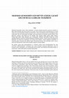 Research paper thumbnail of MEHMED ŞEMSEDDİN EFENDİ'NİN EZHÂR-I ŞEMSÎ ADLI BURSALI ŞAİRLER TEZKİRESİ