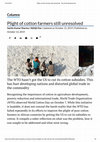 Research paper thumbnail of Plight of cotton farmers still unresolved