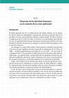 Research paper thumbnail of Situación de los derechos humanos  en el contexto de la crisis ambiental