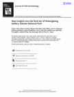 Research paper thumbnail of New Insights into the Rock Art of Anbangbang Gallery, Kakadu National Park