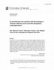 Research paper thumbnail of La mirada borrosa: poéticas del desenfoque y visiones oblicuas en la narrativa hispánica contemporánea 
(Premio ASETEL al mejor artículo, 2020)