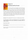 Research paper thumbnail of WTO and Food Security: Conclusion and Way Forward