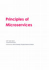 Research paper thumbnail of Principles of Microservices