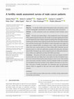 Research paper thumbnail of A fertility needs assessment survey of male cancer patients