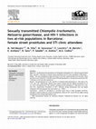 Research paper thumbnail of Sexually transmitted Chlamydia trachomatis, Neisseria gonorrhoeae, and HIV-1 infections in two at-risk populations in Barcelona: female street prostitutes and STI clinic attendees