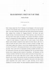 Research paper thumbnail of ‘Sean Bonney: Poet out of Time’