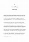 Research paper thumbnail of 'The Funeral Elegy'