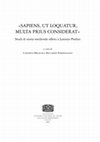 Research paper thumbnail of Un tassello per la costruzione del Midi capetingio attraverso nuovi equilibri politico-sociali: Gui Foucois (Clemente IV), Alfonso di Poitiers e il negotium fidei, in Sapiens, ut loquatur, multa prius considerat. Studi di storia medievale offerti a Lorenzo Paolini, Spoleto, CISAM, 2019, pp. 101-118