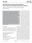 Research paper thumbnail of Boosting Potassium Storage Capacity Based on Stress-Induced Size-Dependent Solid-Solution Behavior