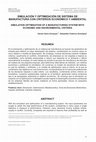 Research paper thumbnail of SIMULACIÓN Y OPTIMIZACIÓN DE SISTEMA DE MANUFACTURA CON CRITERIOS ECONÓMICO Y AMBIENTAL