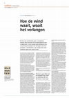 Research paper thumbnail of Hoe de wind waait, waait het verlangen (Nederlands Dagblad, 2020)