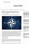 Research paper thumbnail of NATO is dead but Europe is sick | IRIS