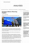 Research paper thumbnail of European defence: Mourning England