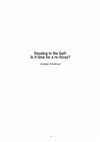 Research paper thumbnail of Reading in the Gulf: Is it time for a re-focus?