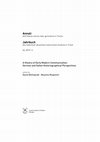 Research paper thumbnail of A History of Early Modern Communication: German and Italian Historiographical Perspectives, eds. Daniel Bellingradt and Massimo Rospocher (2019)