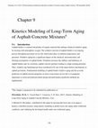 Research paper thumbnail of Kinetics Modeling of Long-Term Aging of Asphalt Concrete Mixtures