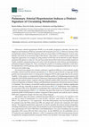 Research paper thumbnail of Clinical Medicine Communication Pulmonary Arterial Hypertension Induces a Distinct Signature of Circulating Metabolites