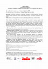 Research paper thumbnail of Call for Papers: International Conference: The Place of Solidarity in Polish and Global History. An Evaluation after 40 Years